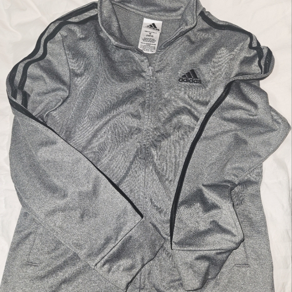 Adidas boys zip up jacket